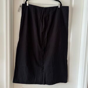 Abercrombie & Finch Black Linen Blend Maxi Skirt NWT